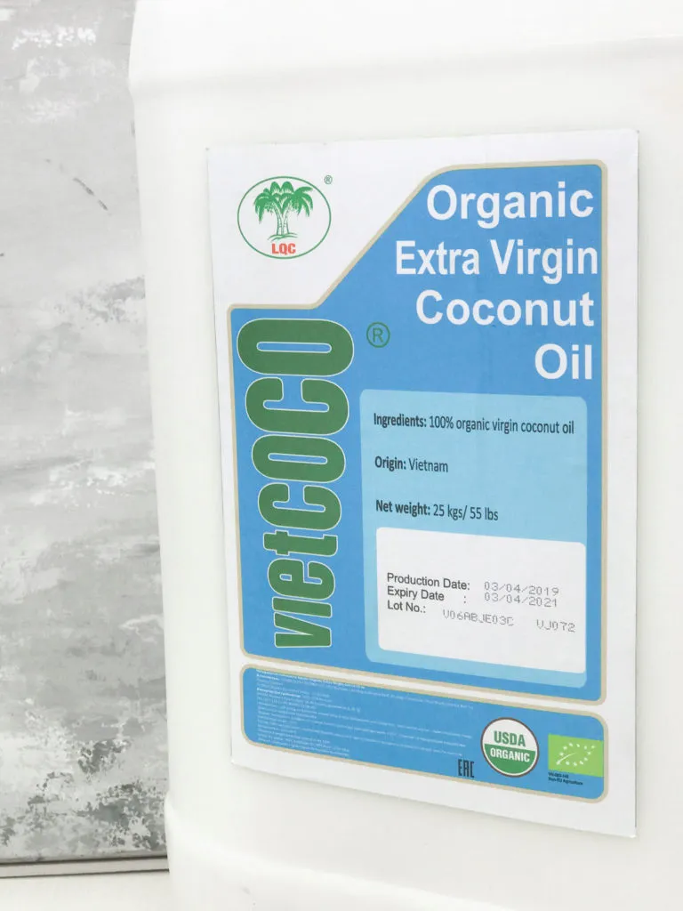 кокосовое масло 25 кг, нерафинированное в Красноярске